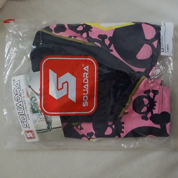 Squadra Pro-Issue Trishort Cycling Short. NWT! Skull Crossbones Shorts. - Picture 4 of 14